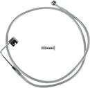 Stainless Steel Rear Brake Line Kit Silver For Harley Davidson FLST 1340 1987-1990