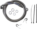 Stainless Steel Front Brake Line Kit Silver For Harley Davidson FXST 1340 1999