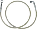 Stainless Steel Front Brake Line Kit Silver For Harley Davidson XL 1200 C 1996-1998