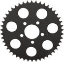 Sprocket Rear Wheel 46T Flat Gloss Black For Harley Davidson FLD 1690 2012-2013