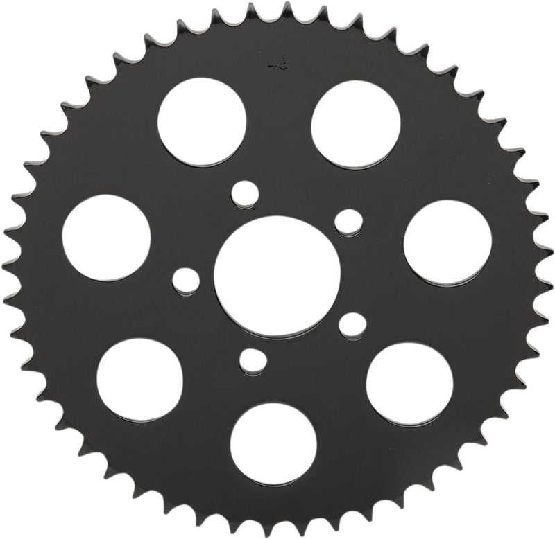 Sprocket Rear Wheel 48T Flat Gloss Black For Harley Davidson FLD 1690 2012-2013