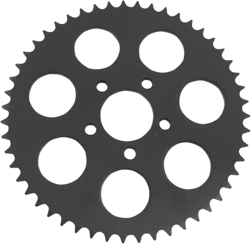 Sprocket Rear Wheel 51T Flat Gloss Black For Harley Davidson FLD 1690 2012-2013