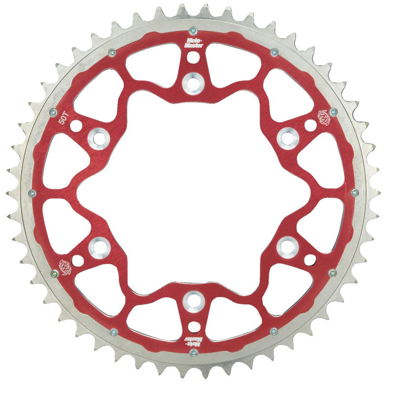 Fusion Dual 520 Rear Sprocket Red 50T For Beta RR 125 2020-2021