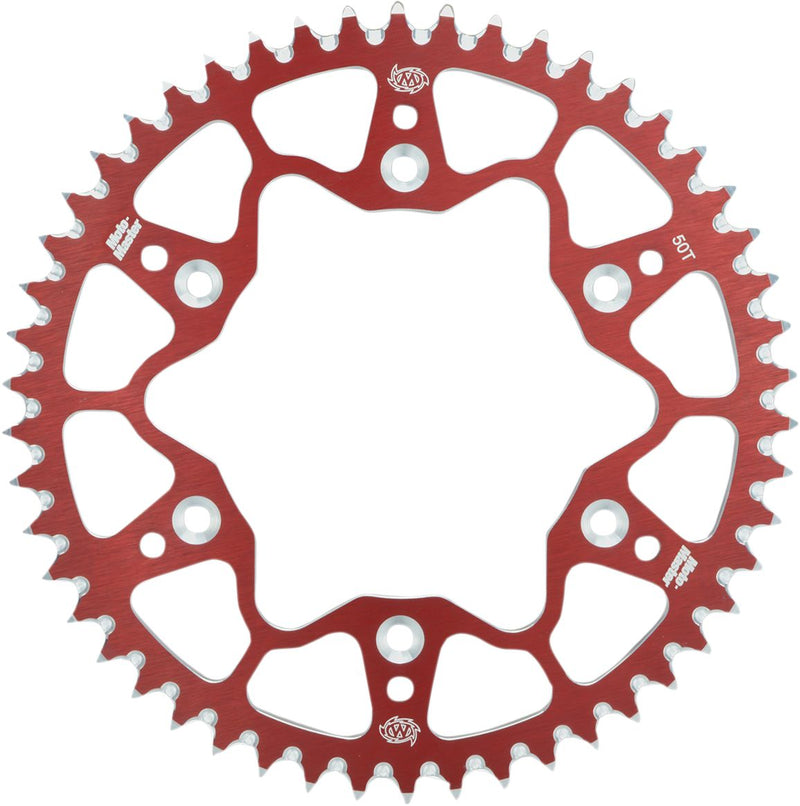 Racing 7075 MX 428 Rear Sprocket Red - 48T