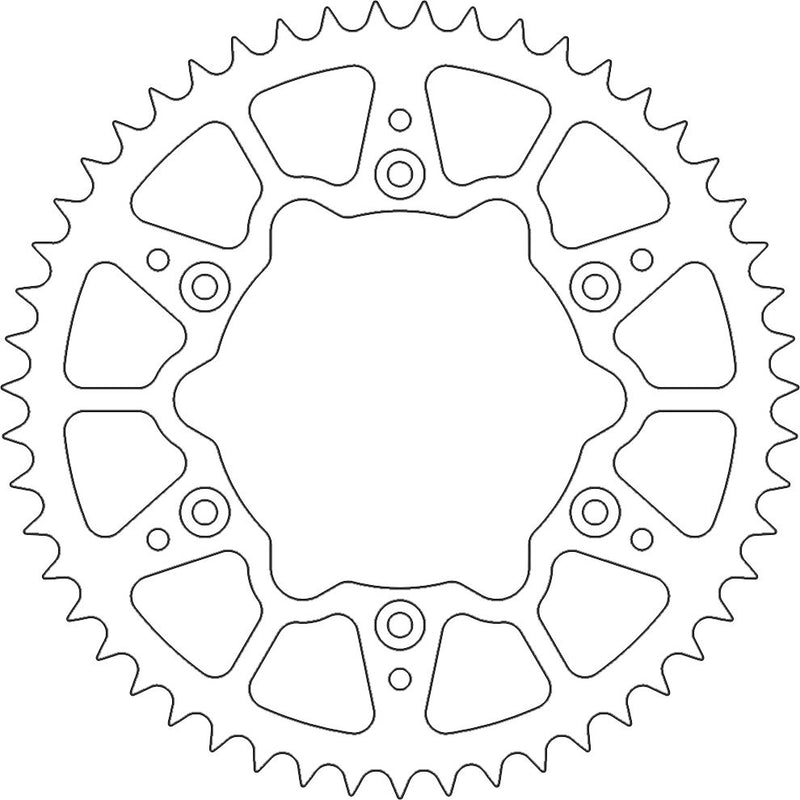 Racing 7075 MX 520 Rear Sprocket Orange - 42T