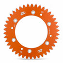 Racing 7075 MX 520 Rear Sprocket Orange 45T For Gas Gas EC 250 2021-2023