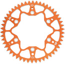 Racing 7075 MX 428 Rear Sprocket Orange - 49T