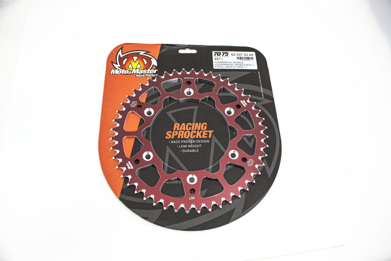 Racing 7075 MX 520 Rear Sprocket Red 48T For Gas Gas EC 250 2021-2023