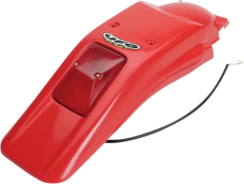 Enduro Rear Fender With Stop Taillight XR Red For Honda XR 250 R 1996-2004