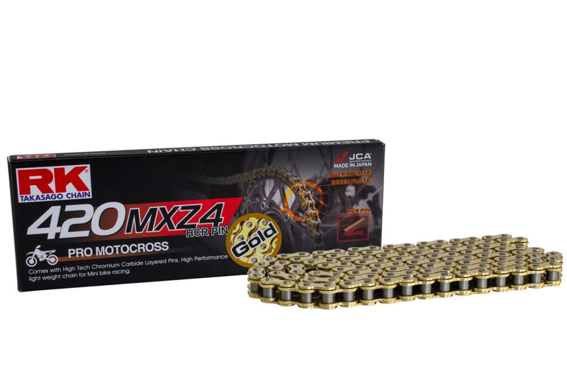 MXZ4 Series 420 Drive Chain Black / Gold - 130 Links