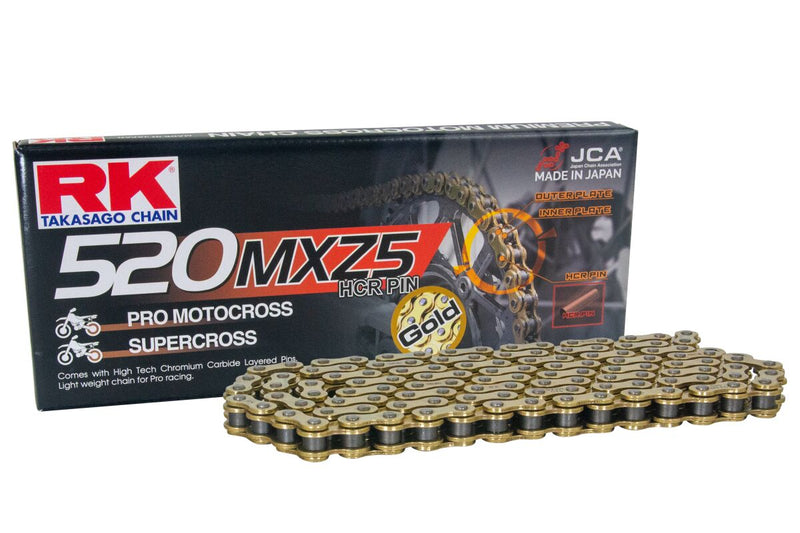 MXZ5 Series 520 Drive Chain Black / Gold - 100 Links