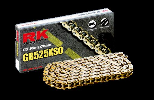 XSO Series 525 Drive Chain Black / Gold - 106 Links