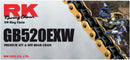 EXW Series 520 Drive Chain Black / Gold - 114 Links