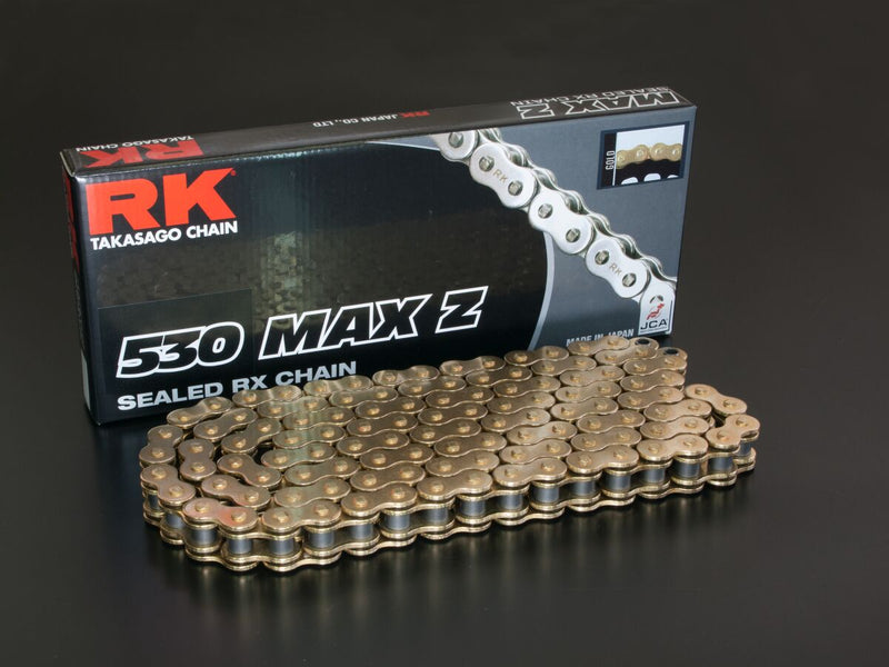 Max-Z 102 Rivet Link 530 X-Ring Replacement Drive Chain Gold / Carbon