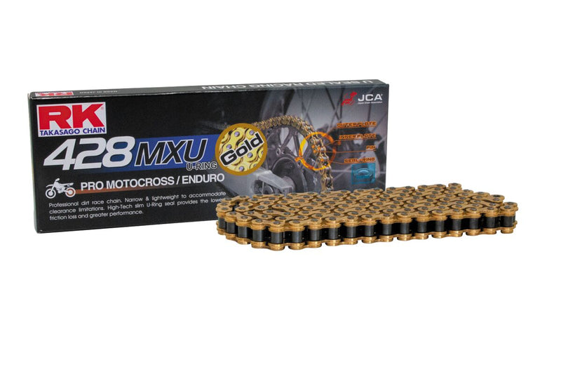 MXU Series 428 Drive Chain Black / Gold - 120 Links