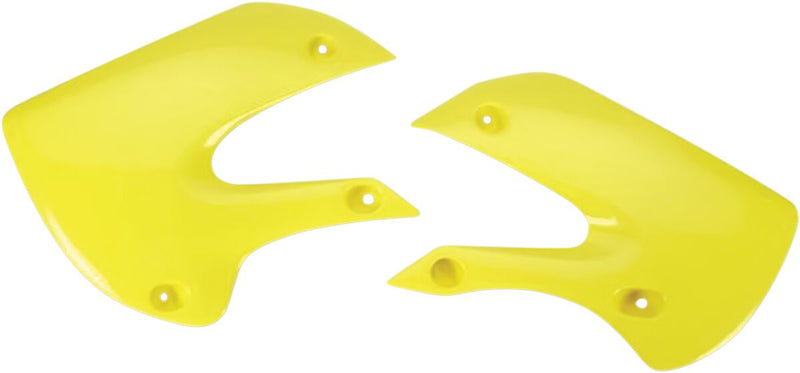 Replacement Radiator Covers Fluo Yellow For Suzuki RM 65 2003