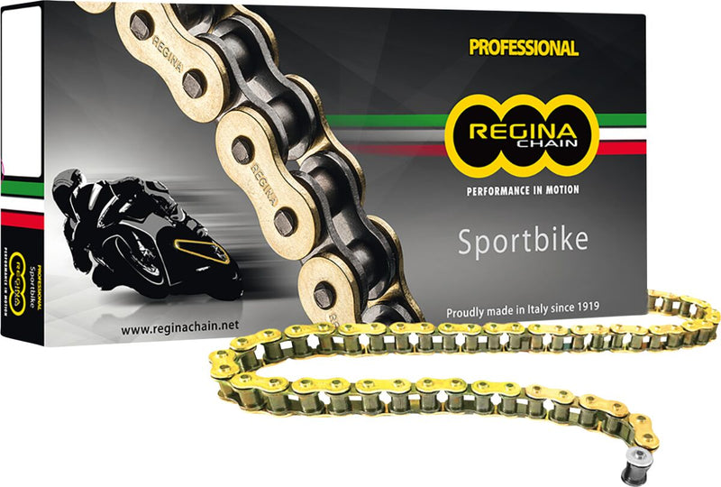 ZRP 110 Rivet Link 525 Z-Ring Drive Chain Gold