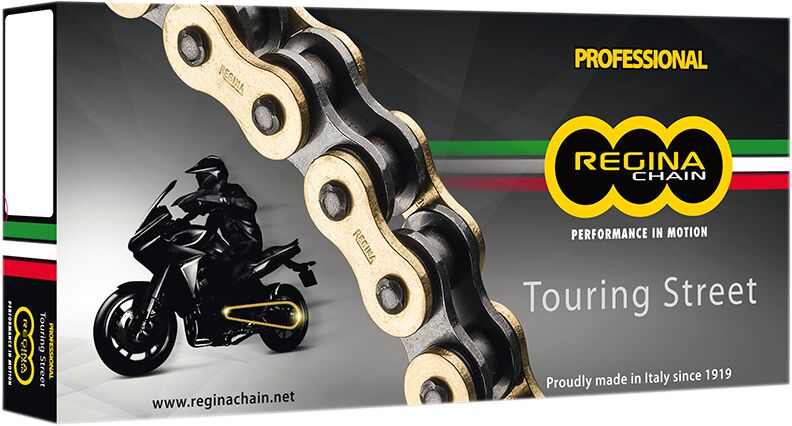 525/137 ZRT 137 Rivet Link 525 Z-Ring Drive Chain Gold / Black / Steel - 110RS