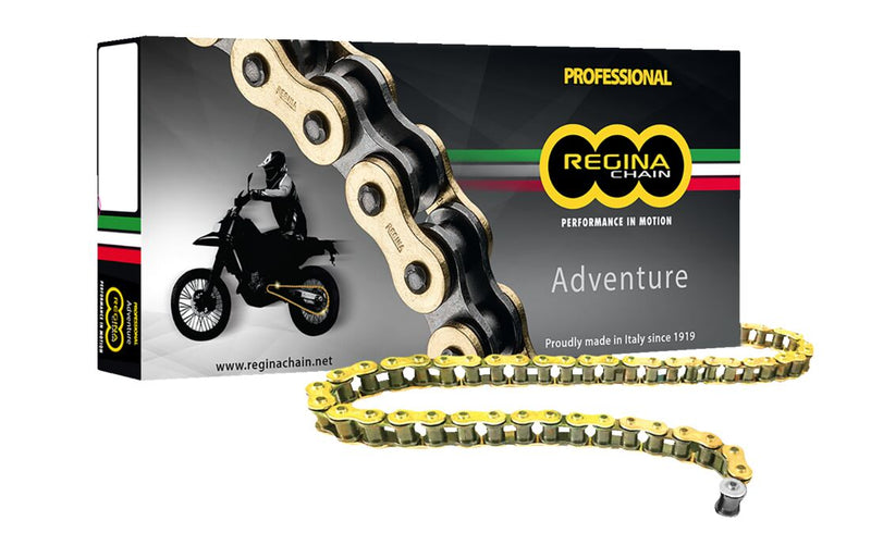 520/135 ZRE 135 Rivet Link 520 Z-Ring Drive Chain Gold / Black / Steel - 112C