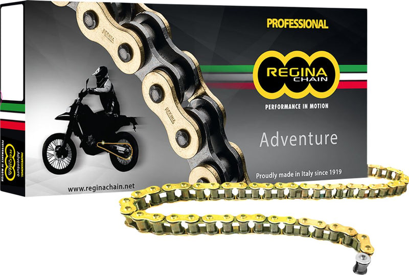 520/135 ZRE 135 Rivet Link 520 Z-Ring Drive Chain Gold / Black / Steel - 118C