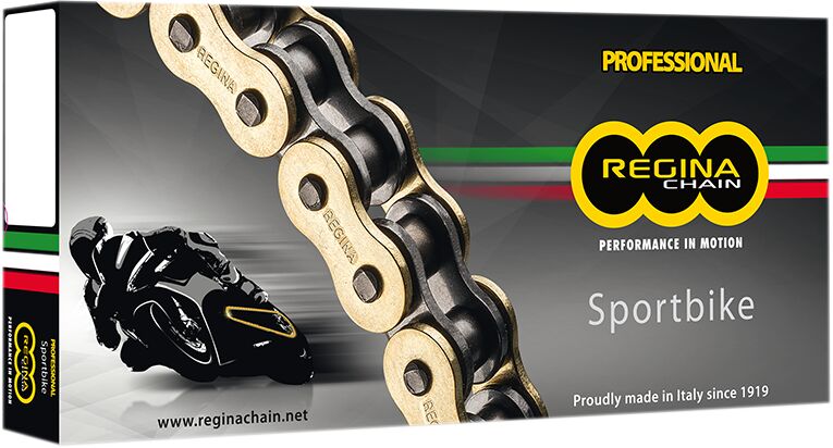530/136 ZRP2 136 Rivet Link 530 Z-Ring Drive Chain Gold / Steel - 130RS
