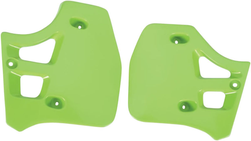 Replacement Radiator Covers KX Green For Kawasaki KX 250 1988