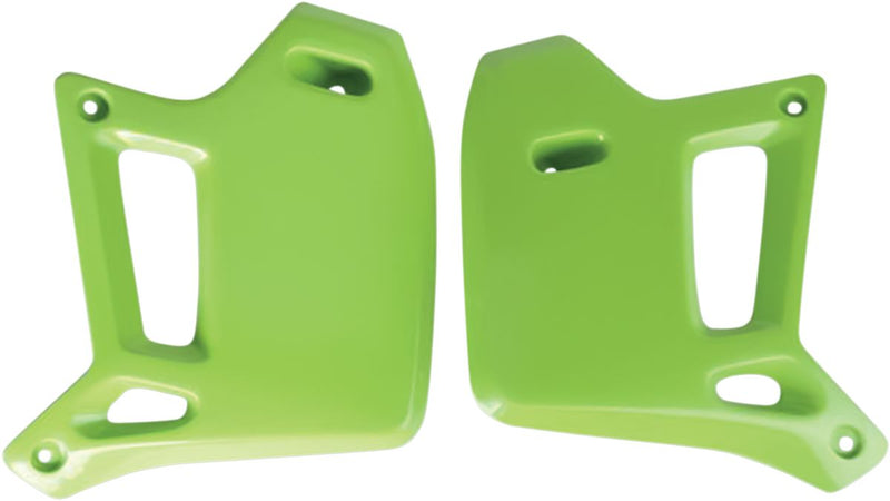 Replacement Radiator Covers KX Green For Kawasaki KDX 200 1990-1994