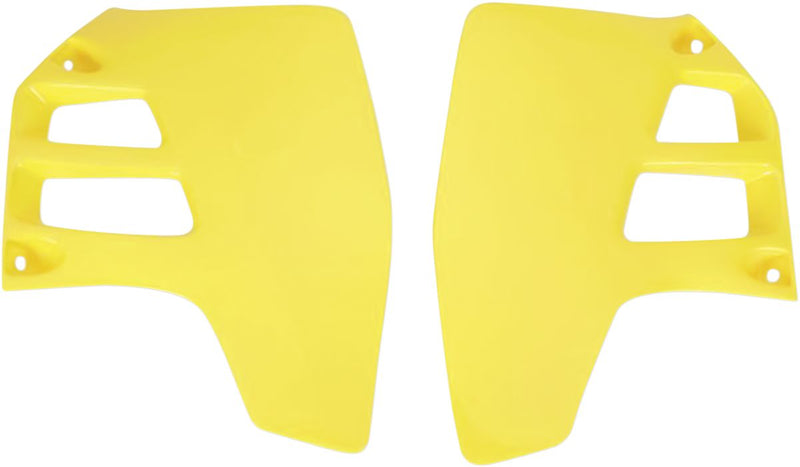 Replacement Radiator Covers RM Yellow For Suzuki RM 125 1992