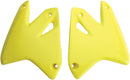 Replacement Radiator Covers RM Yellow For Suzuki DR-Z 400 2000-2005