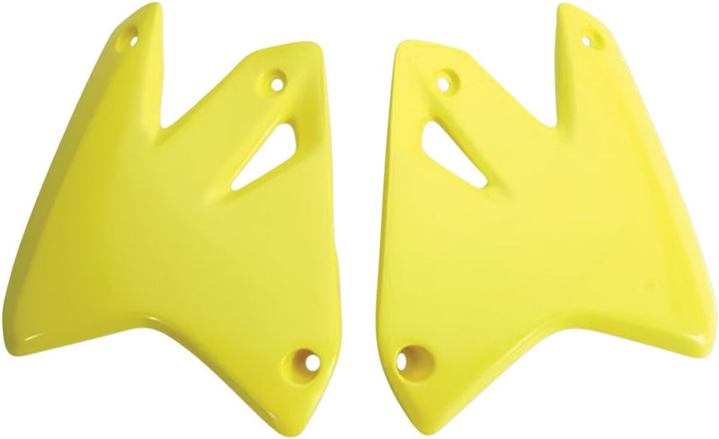 Replacement Radiator Covers RM Yellow For Suzuki DR-Z 400 2000-2005