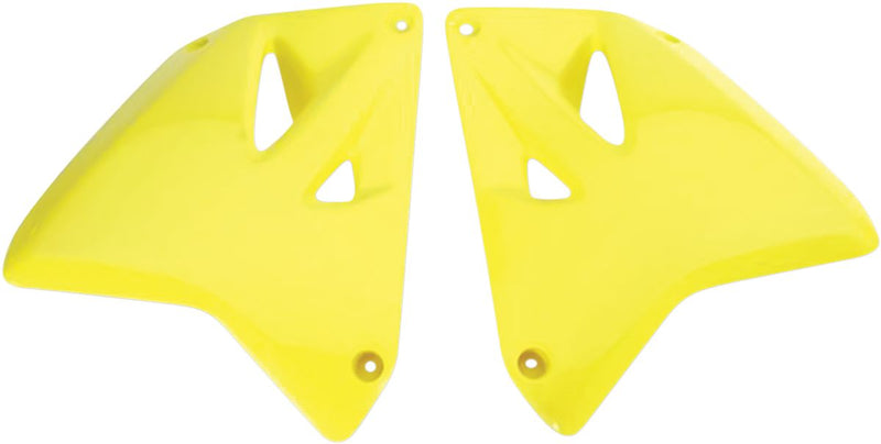 Replacement Radiator Covers RM Yellow For Suzuki RM 125 2008-2012