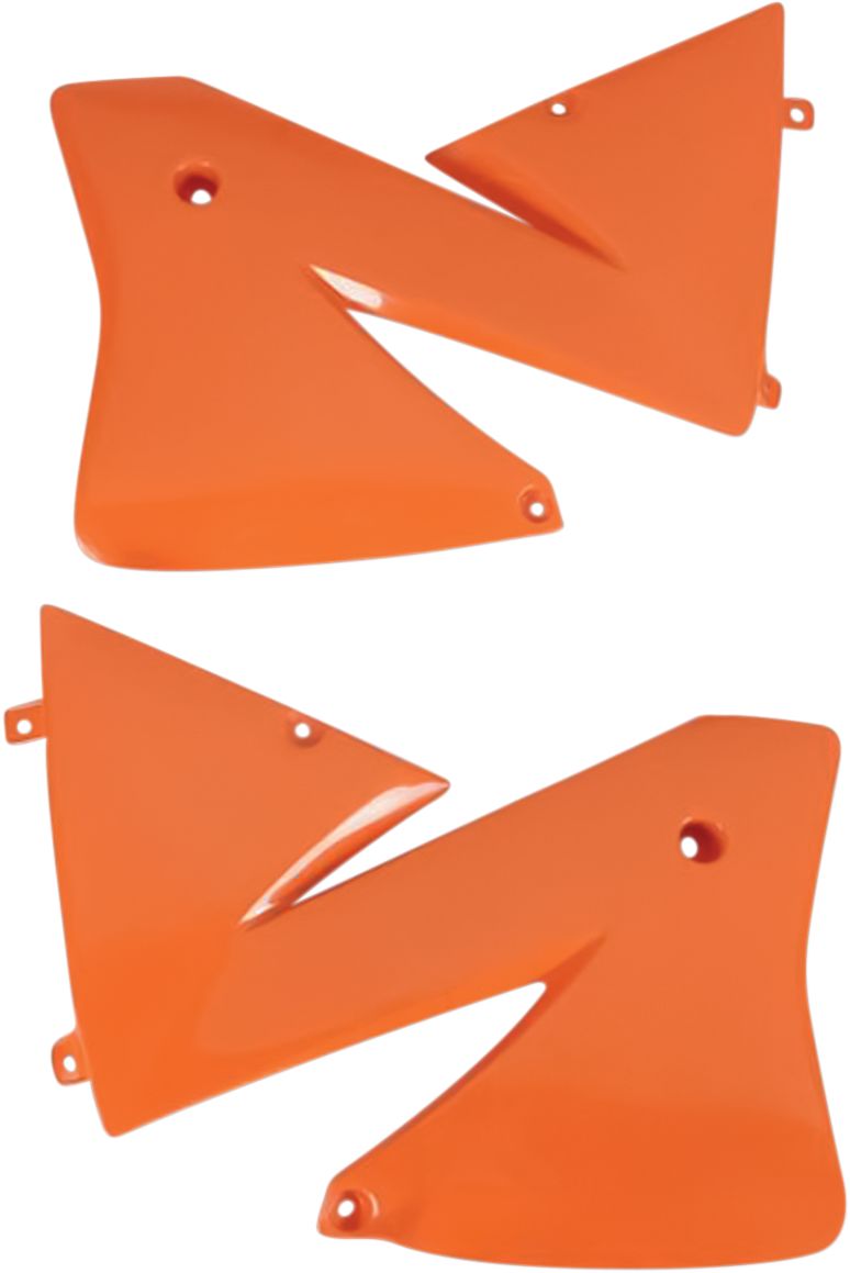 Replacement Radiator Covers KTM Orange For KTM EXC 125 2001-2002