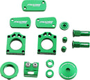 Bling Pack Kit Anodized / Green For Kawasaki 450