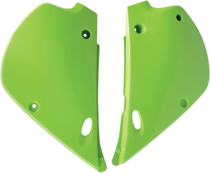 Replacement Side Panels KX Green For Kawasaki KX 80 17/14 1991-1997