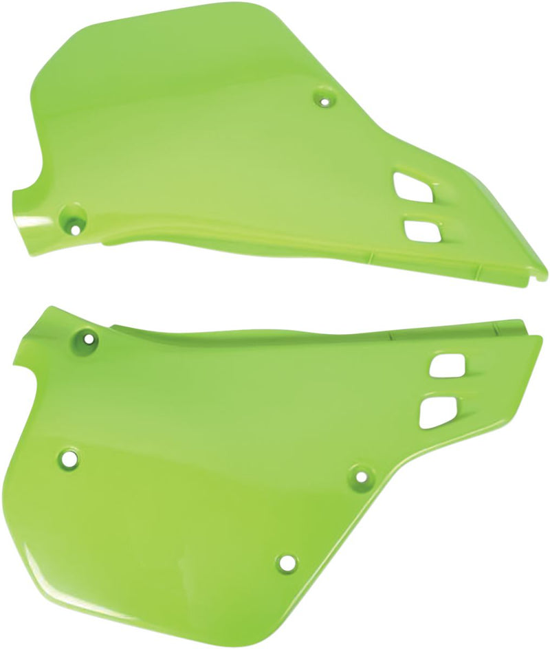 Replacement Side Panels KX Green For Kawasaki KX 125 H 1990-1991