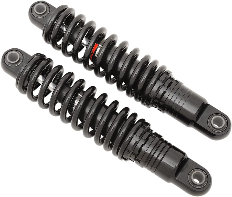 Premium Ride-Height Adjustable Shocks Anodized Black 11.00 Inch For Harley Davidson XL 1200 C 2004-2016