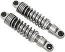 Premium Ride-Height Adjustable Shocks Anodized Black / Chrome - 12.00 Inch