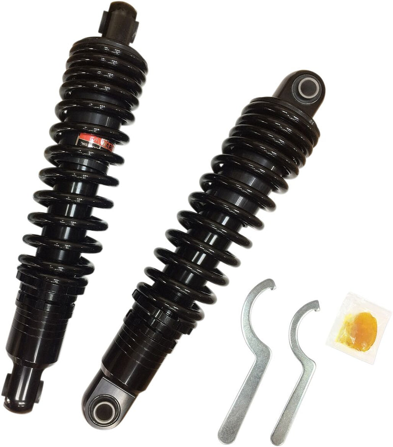 Premium Ride-Height Adjustable Shocks Black 13.00 Inch For Harley Davidson XL 1200 C 2004-2016