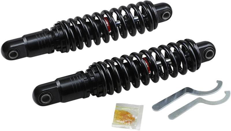 Premium Ride-Height Adjustable Shocks Black 13.00 Inch For Harley Davidson FLD 1690 2012-2013