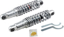 Premium Ride-Height Adjustable Shocks Black / Chrome 12.00 Inch For Harley Davidson FLHR 1340 1994-1998