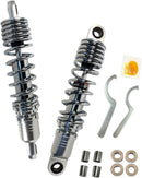 Premium Ride-Height Adjustable Shocks Anodized Black / Chrome - 12.50 Inch