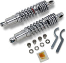 Premium Ride-Height Adjustable Shocks Black / Chrome - 12.50 Inch
