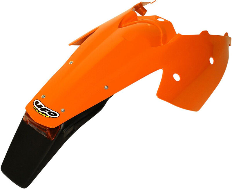 Enduro Rear Fender With Stop Taillight KTM Orange