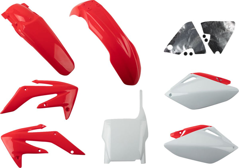 Full Body Replacement Plastic Kit OEM / Red / White For Honda CRF 250 R 2006-2007
