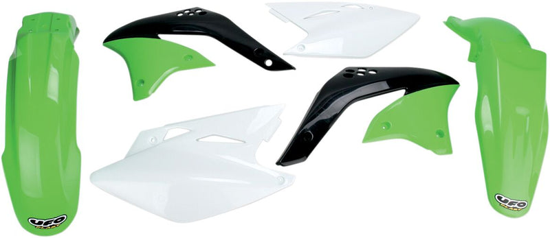 Complete Body Kit Black / Green / White For Kawasaki KX 450 F 2006