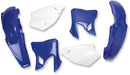 Full Body Replacement Plastic Kit Blue / OEM White For Yamaha YZ 125 2000