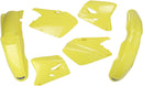 Full Body Replacement Plastic Kit OEM / Yellow For Suzuki RM 125 2001-2005