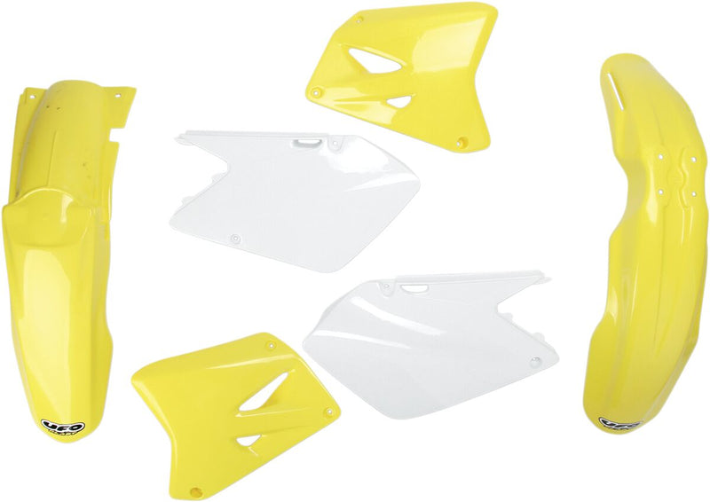 Full Body Replacement Plastic Kit OEM / White / Yellow For Suzuki RM 125 2008-2012