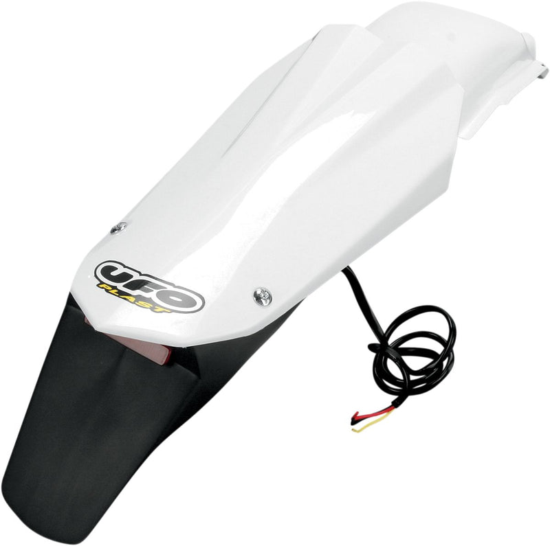 Enduro Rear Fender With LED Light White For Husqvarna CR 125 2005-2008