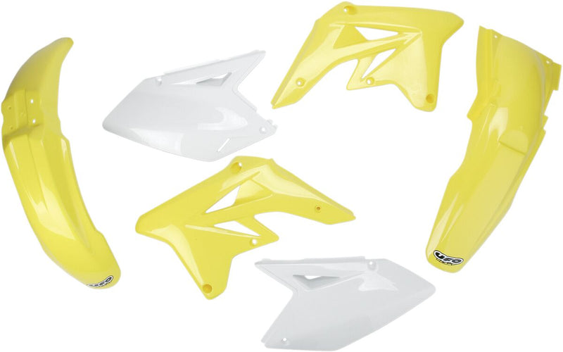 Full Body Replacement Plastic Kit OEM / White / Yellow For Suzuki RM-Z 250 2008-2009